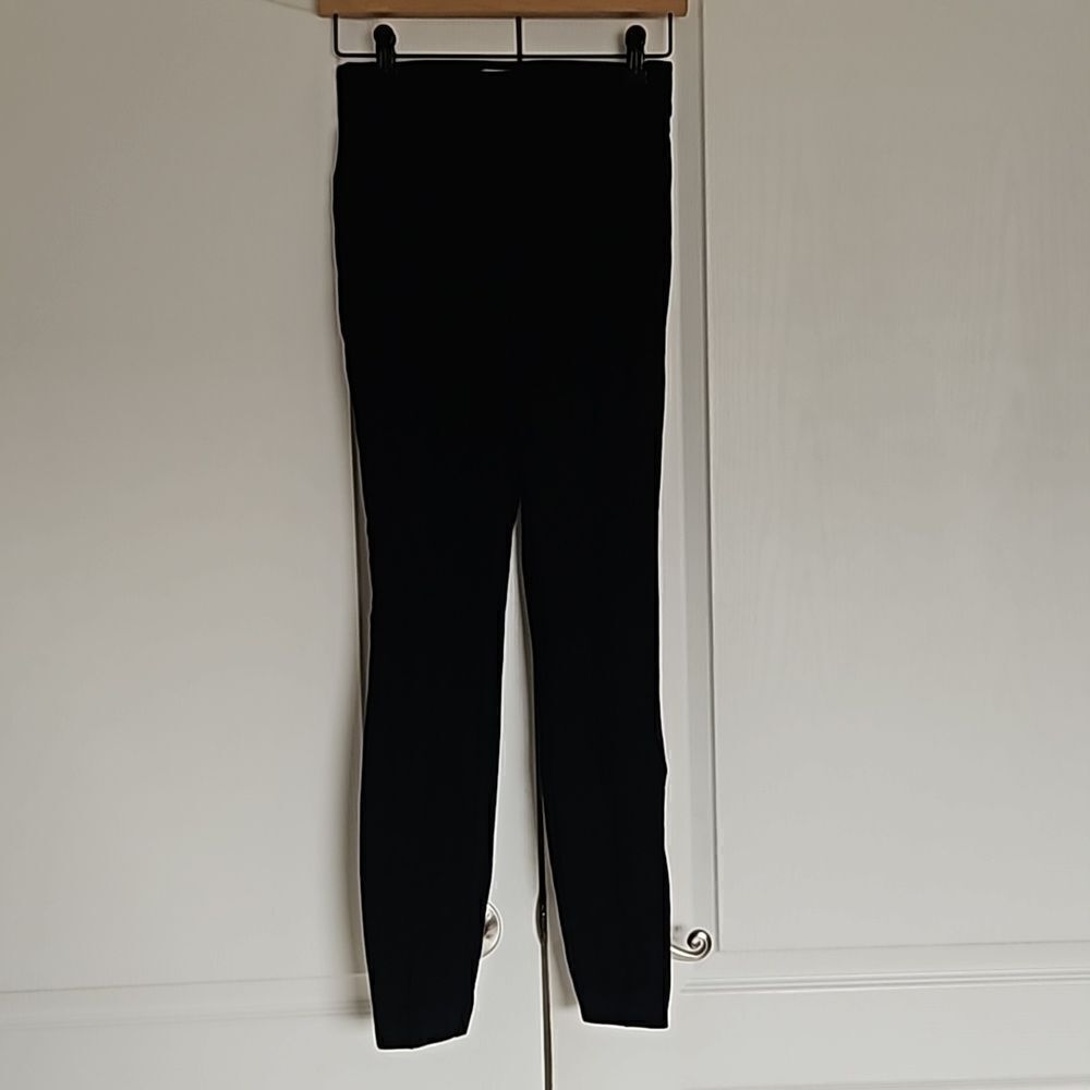H&M Casual Elastic Waistband Pants Black XS